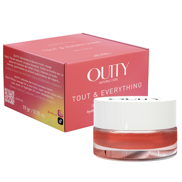 Précommande maintenant notre baum multi usage Tout & Everything de Ouity. Coloré, SPF15, il est 100% naturel et bio. Idéal en soin et make up lip and cheek.  Modifier le texte alternatif